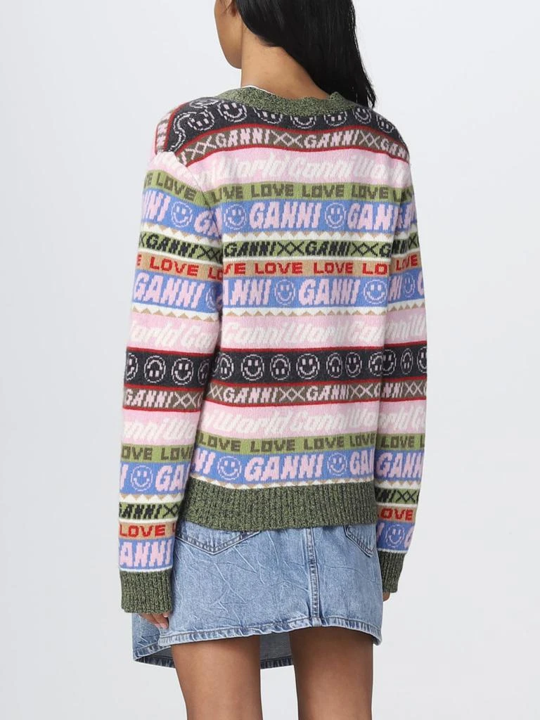 商品Ganni|Ganni all-over logo jacquard cardigan,价格¥2178,第3张图片详细描述