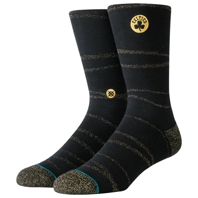 商品Stance|Stance NBA Trophy Twist Classic Pique Socks - Men's NBA联名袜,价格¥97,第1张图片