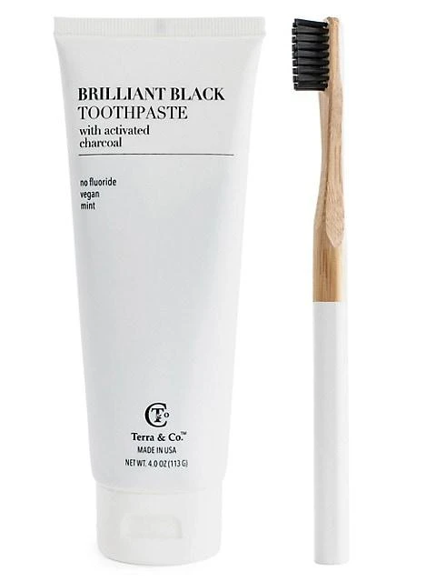 商品Terra & Co.|Brilliant Black 2-Piece Teeth Whitening Set,价格¥224,第1张图片