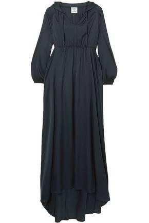 商品Vetements|Stretch-silk hooded maxi dress,价格¥5940,第1张图片