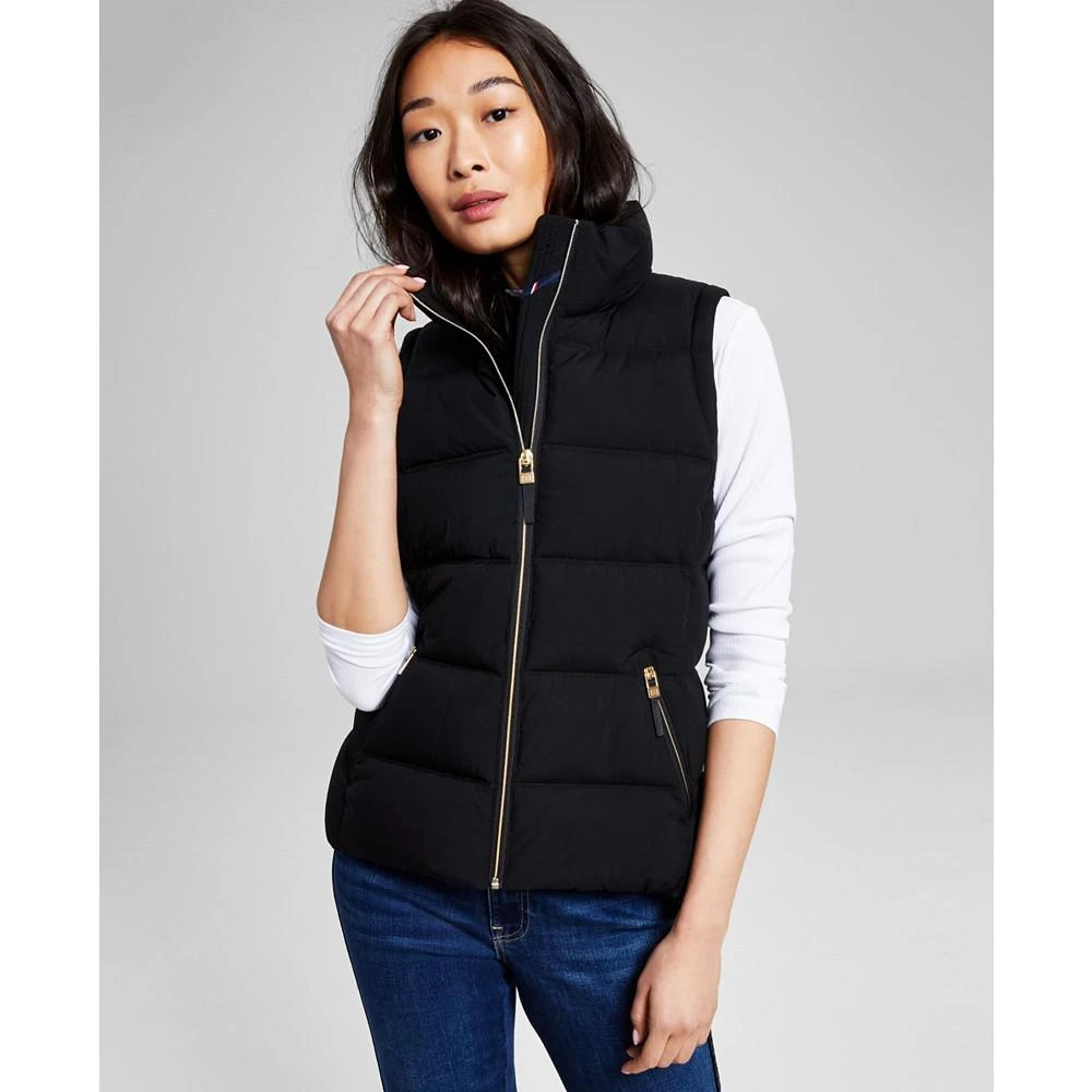 商品Tommy Hilfiger|Women's Stand-Collar Puffer Vest, Created for Macy's,价格¥531,第1张图片