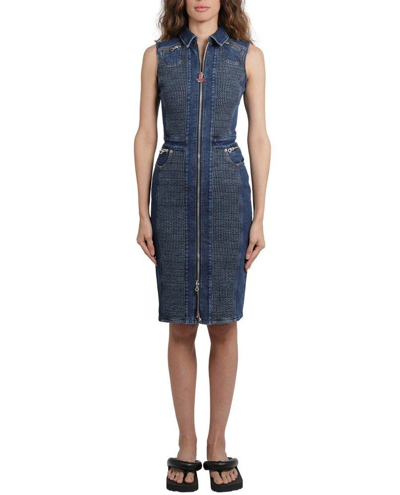 商品Diesel|Diesel De-Terminate Smocked Denim Dress,价格¥1655,第1张图片