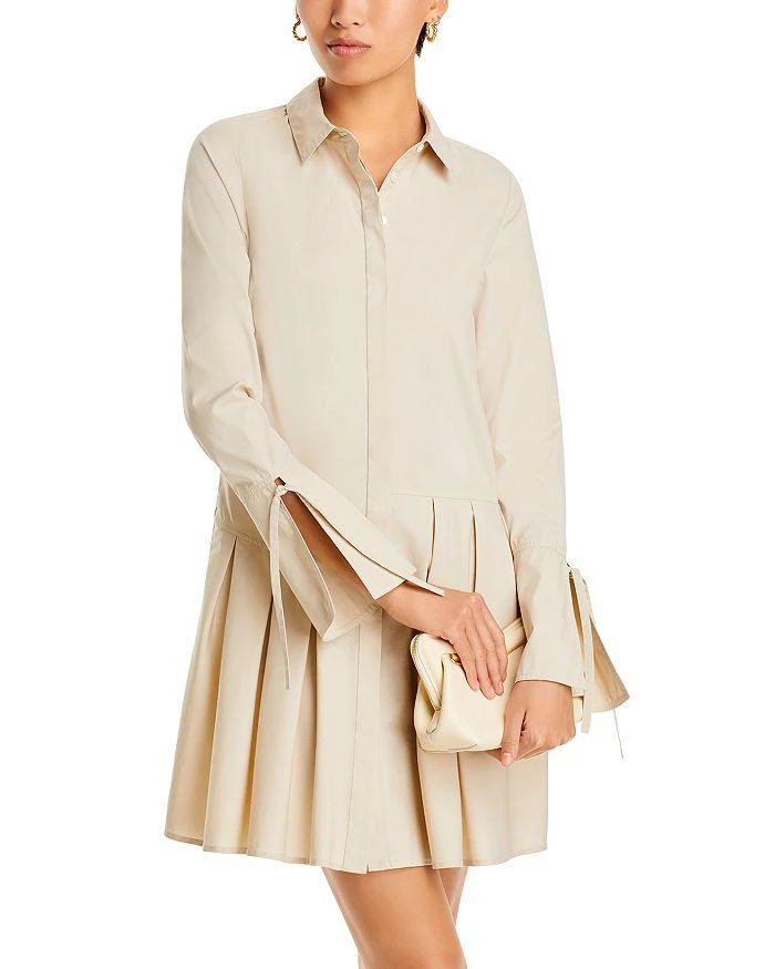 商品Derek Lam|Andrea Pleated Shirt Dress,价格¥3656,第1张图片详细描述
