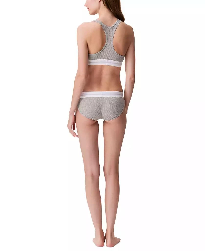 商品Calvin Klein|Women's Ribbed Bikini Underwear QF8022,价格¥90,第4张图片详细描述