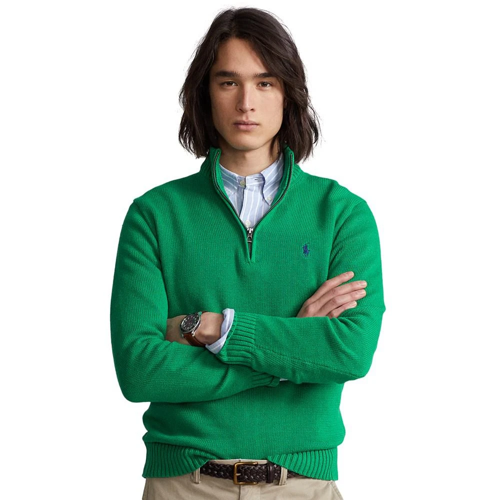 Polo Ralph Lauren Cotton Quarter-zip Sweater 1