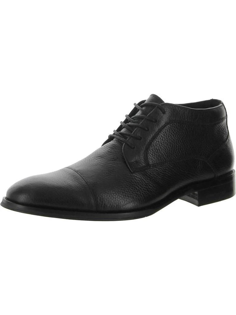 商品Kenneth Cole|Tully Mens Leather Comfort Ankle Boots,价格¥826-¥834,第1张图片