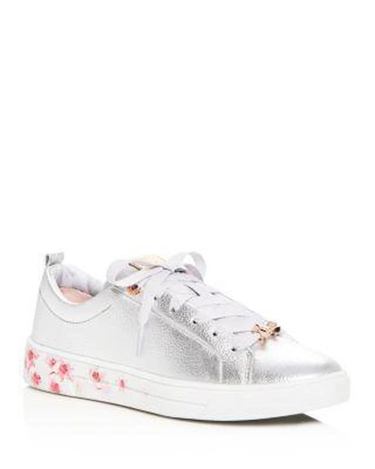 商品Ted Baker London|Women's Kelleip Leather Lace Up Platform Sneakers,价格¥718,第1张图片