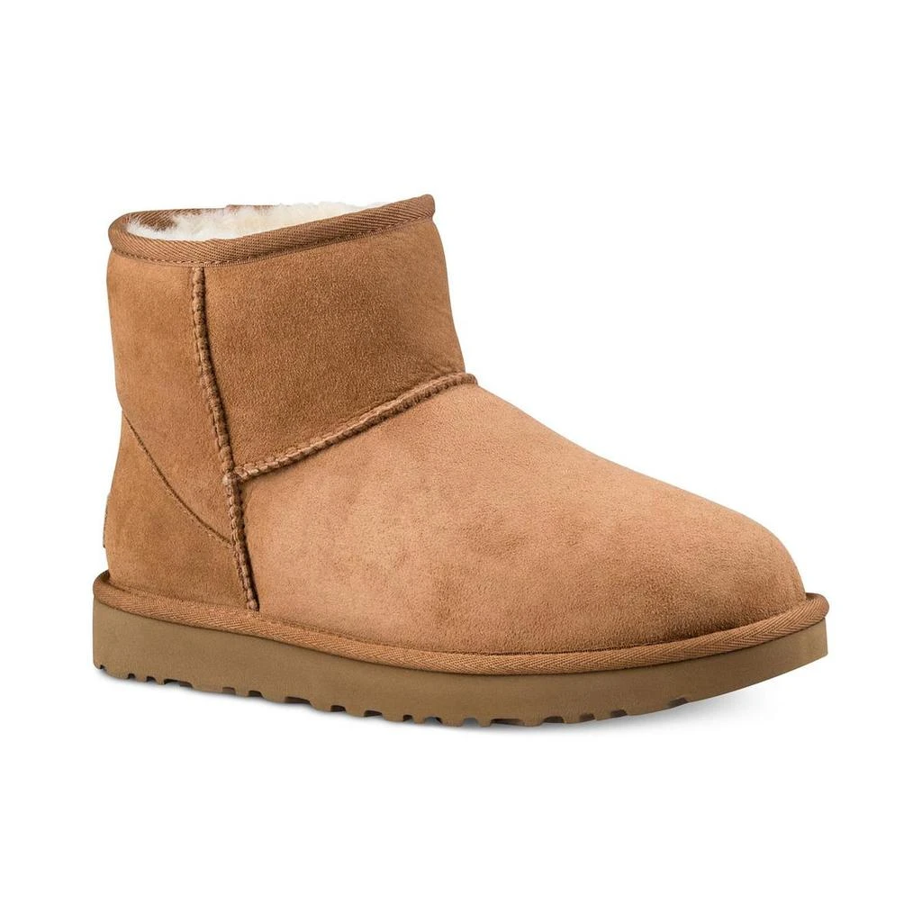 商品UGG|Ugg Women's Classic Mini II Water Resistant Suede Wool Slip On Low Boot,价格¥773,第1张图片