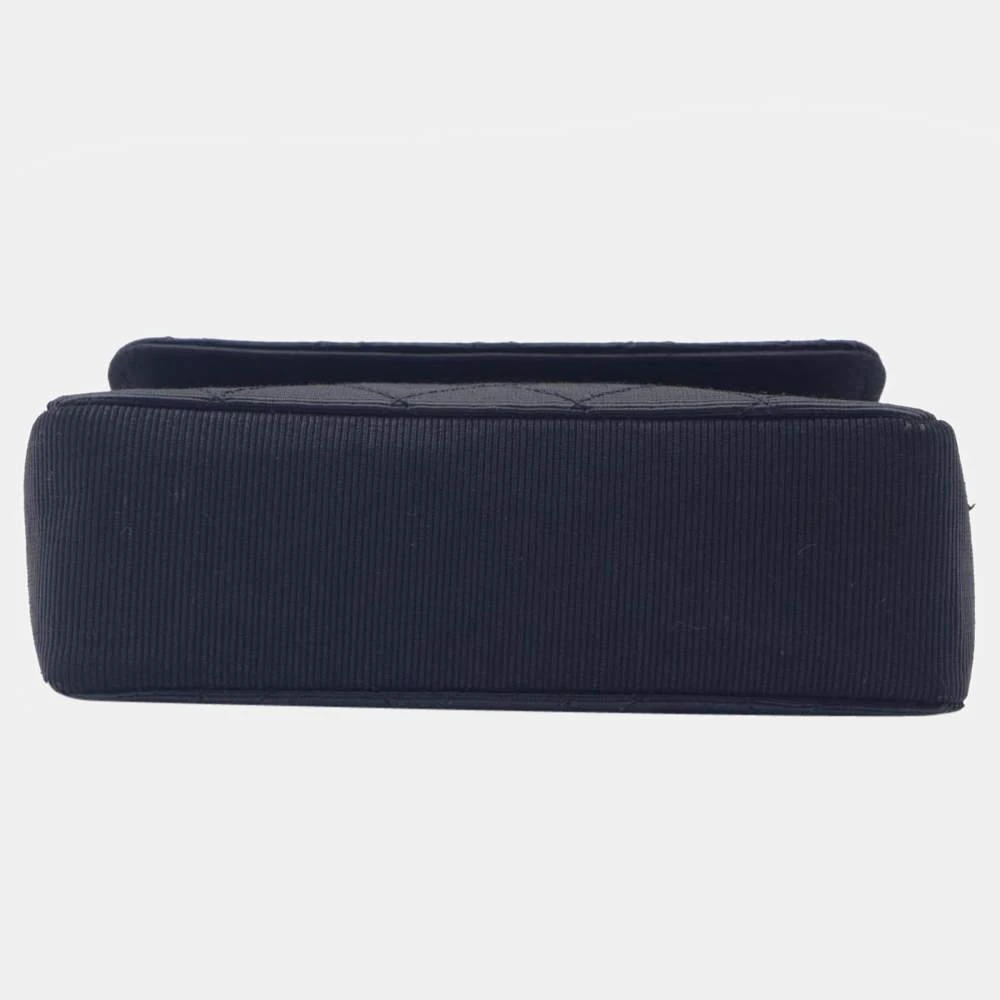 商品[二手商品] Chanel|Chanel Black Canvas Leather Mini Chain Shoulder Bag,价格¥24715,第4张图片详细描述