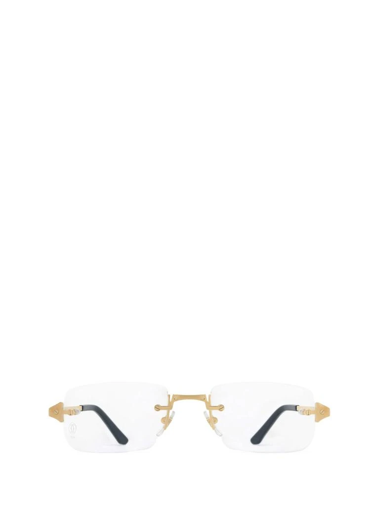 商品Cartier|Cartier Rectangle Frame Glasses,价格¥6382,第1张图片