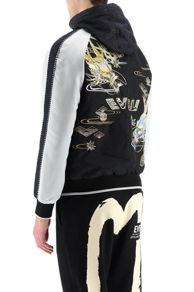 商品Evisu|DRAGON DUO EMBROIDERY BOMBER JACKET,价格¥2315,第4张图片详细描述