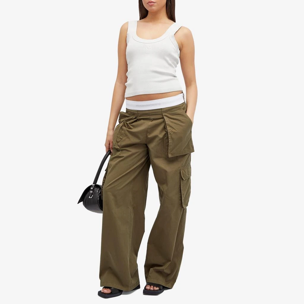 商品Alexander Wang|Alexander Wang Mid Rise Cargo Rave Pants,价格¥2450,第4张图片详细描述