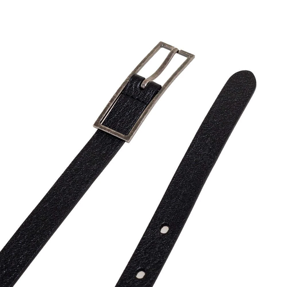 商品[二手商品] Yves Saint Laurent|Saint Laurent Black Leather Buckle Slim Belt 85CM,价格¥1516,第4张图片详细描述