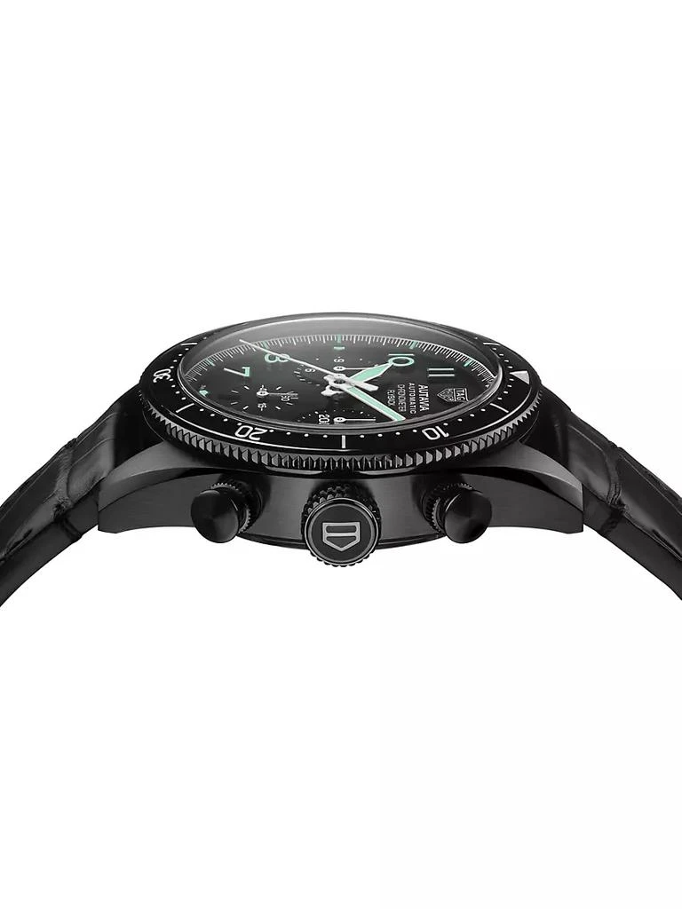 商品TAG Heuer|Autavia Stainless Steel & Alligator-Embossed Leather Watch,价格¥54496,第3张图片详细描述