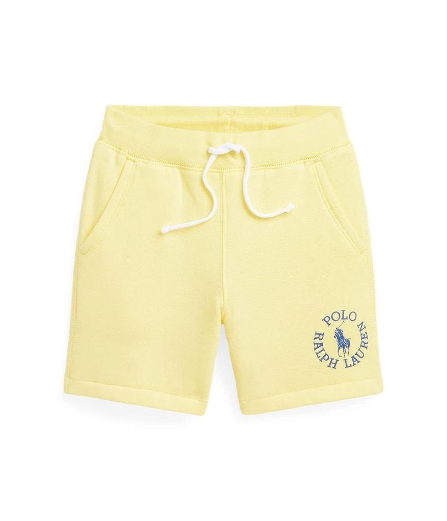 商品Ralph Lauren|Big Pony Logo Fleece Shorts (Little Kids),价格¥111,第1张图片