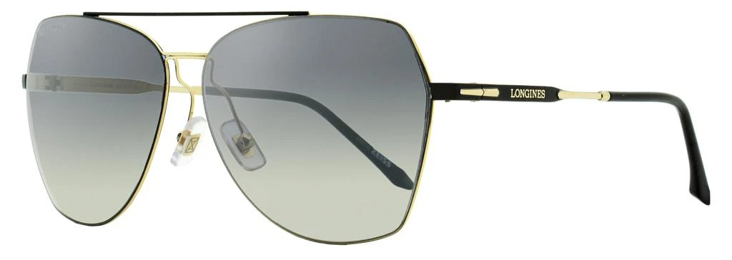 商品Longines|Longines Women's Navigator Sunglasses LG0020H 32C Gold/Black 60mm,价格¥878,第1张图片