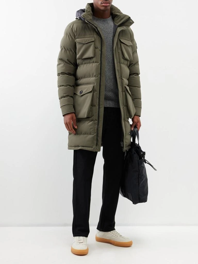 商品Sandbanks|Branksome quilted shell long coat,价格¥2823,第2张图片详细描述