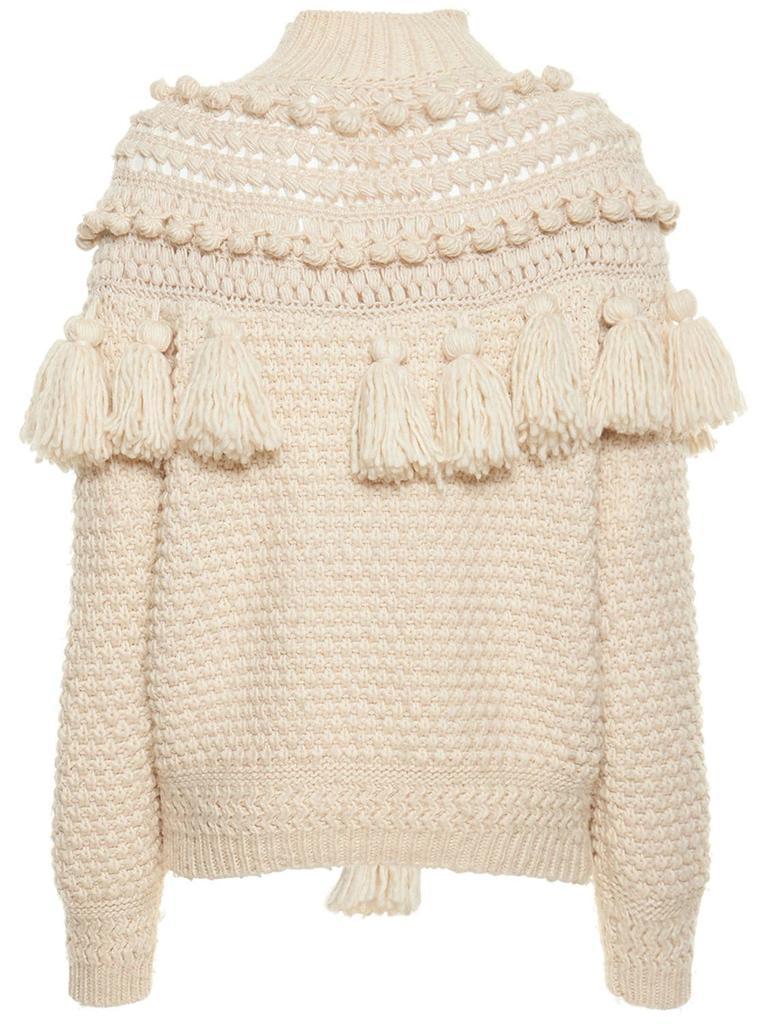 商品Zimmermann|Kaleidoscope Crochet Wool Sweater,价格¥8512,第7张图片详细描述