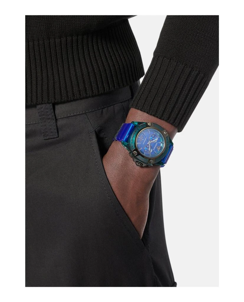 商品Versace|Icon Active Chronograph Watch,价格¥3316,第5张图片详细描述