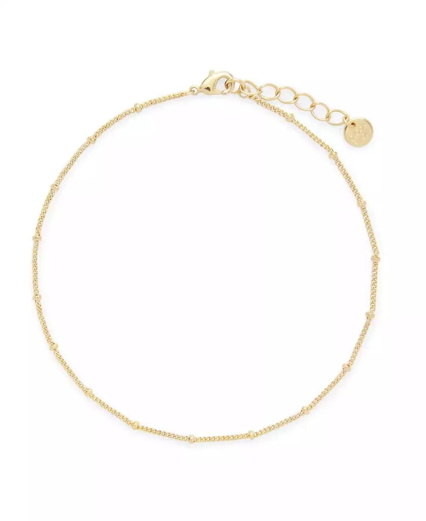 商品brook & york|14K Gold Plated Madeline Anklet,价格¥443,第1张图片