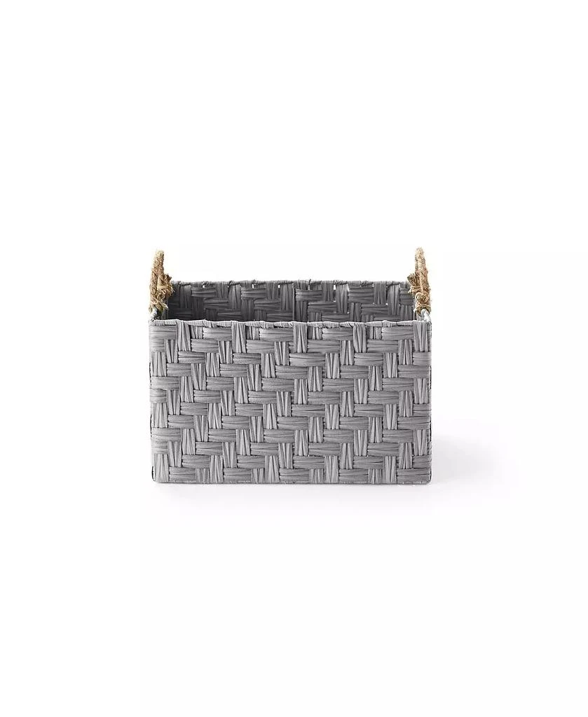 商品Nautica|Rectangle Storage Bins with Herringbone Weave and Rope Handles, Set of 3,价格¥822,第1张图片