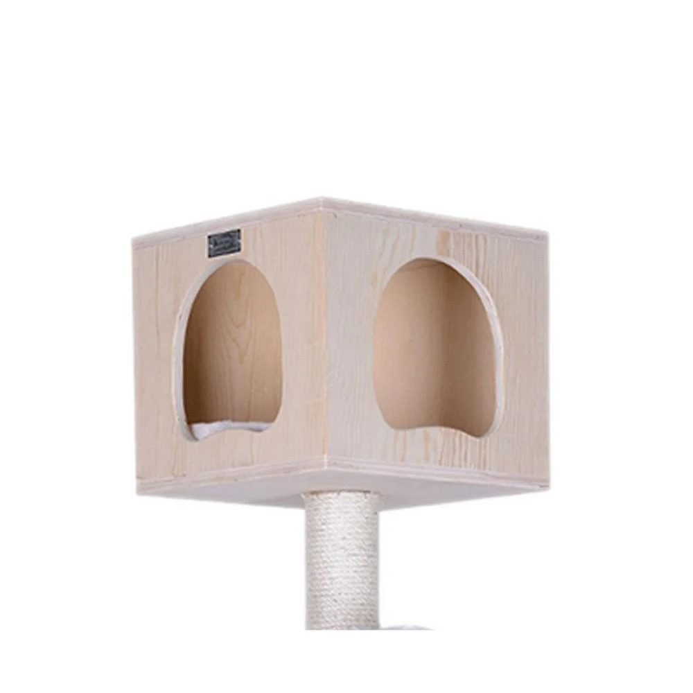 商品Macy's|85" Real Wood Premium Scots Pine, 5-Level Cat Tree With 2 Condos,价格¥3269,第4张图片详细描述