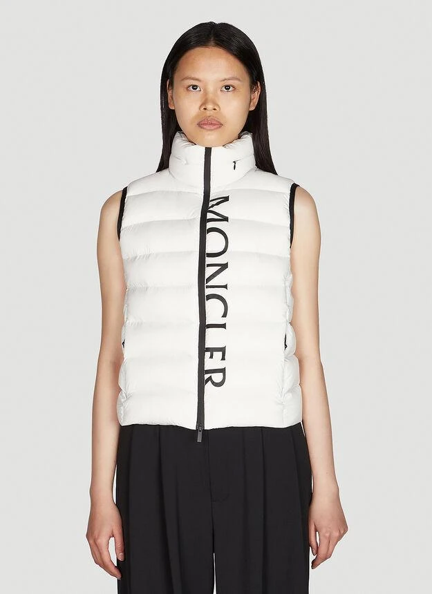 商品Moncler|Cenis Sleeveless Down Jacket in White,价格¥8164,第1张图片