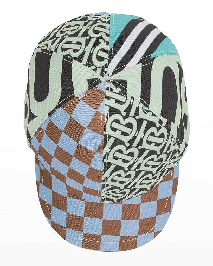 商品Burberry|Kid's Checkerboard TB Monogram Baseball Cap, Size S-M,价格¥931,第3张图片详细描述