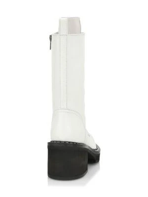 商品Khaite|Cody Leather Combat Boots,价格¥1985,第3张图片详细描述