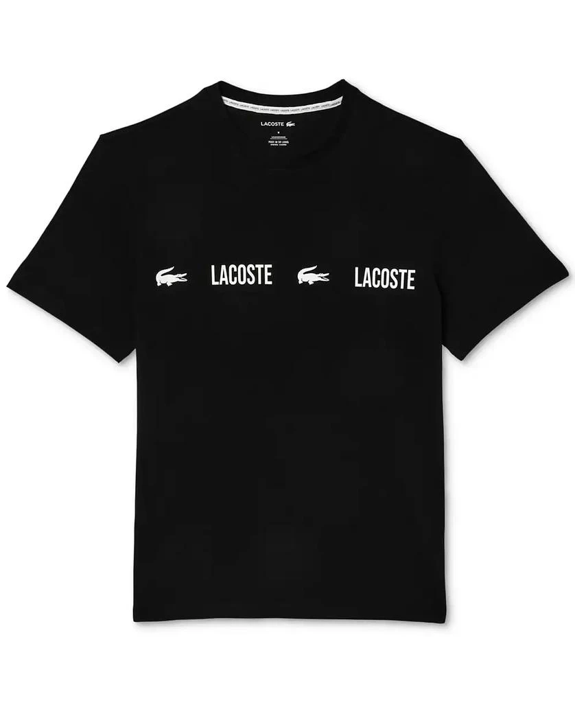 商品Lacoste|Men’s Logo Band Lightweight Sleep Tee,价格¥185,第5张图片详细描述