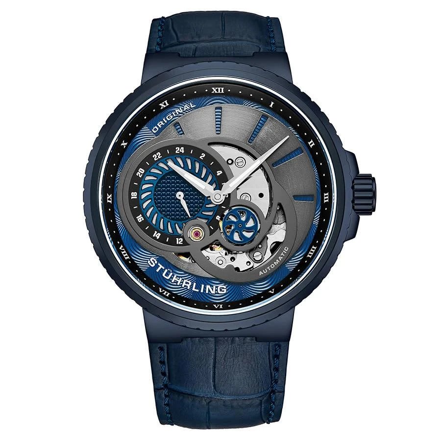 商品Stuhrling Original|Stuhrling Original Legacy Automatic Grey Dial Mens Watch M13489,价格¥2581,第1张图片