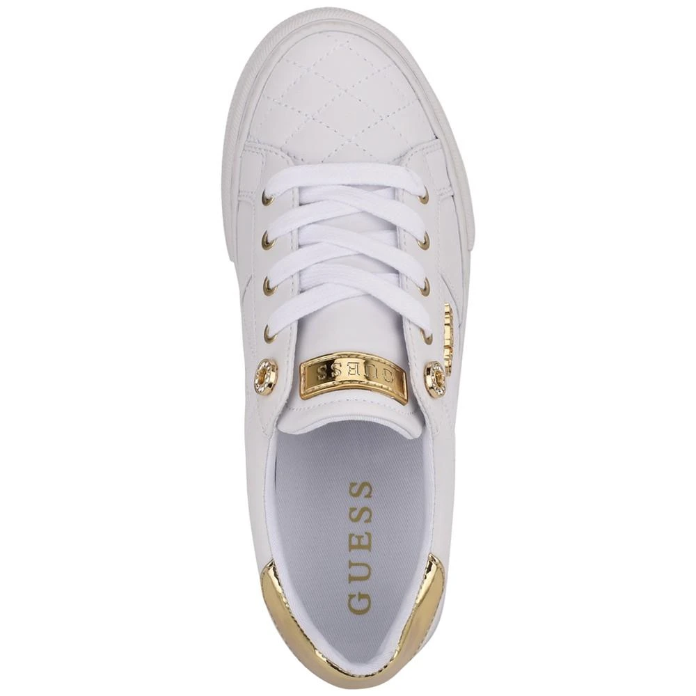 商品GUESS|Women's Loven Casual Lace-Up Sneakers,价格¥270,第4张图片详细描述