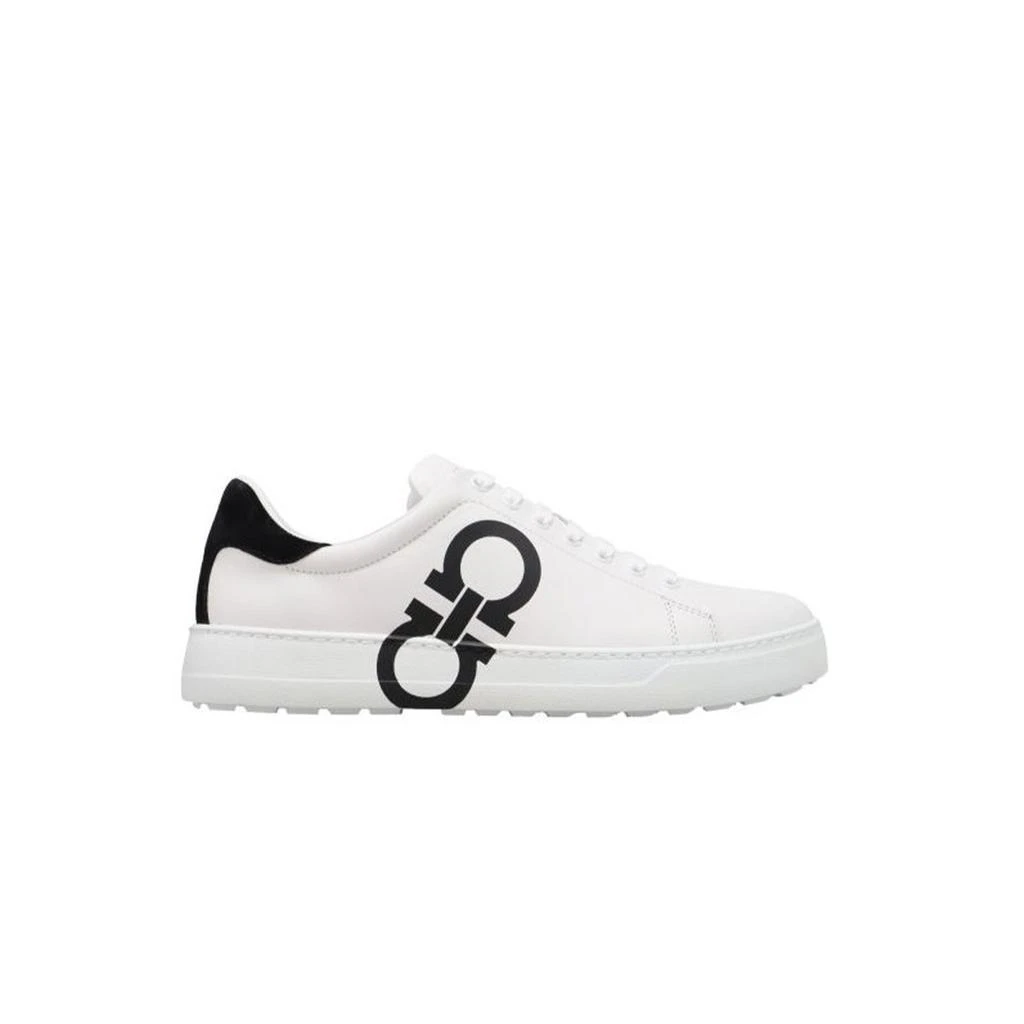 商品Salvatore Ferragamo|Weekend Classic White Sneaker,价格¥4486,第1张图片