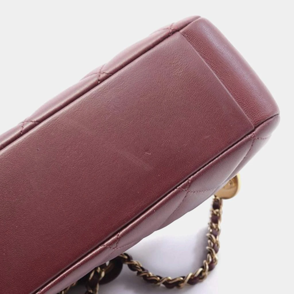 Chanel Red CC Quilted Lambskin Diamond Camera Bag 商品