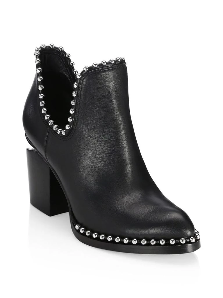 商品Alexander Wang|Gabi Cutout Studded Leather Ankle Boots,价格¥2518,第2张图片详细描述