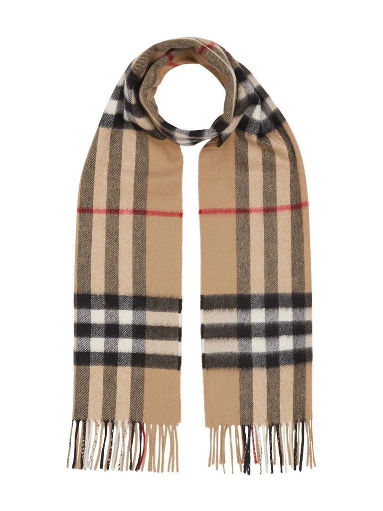 商品Burberry|BURBERRY The Classic Check cashmere scarf,价格¥3909,第1张图片