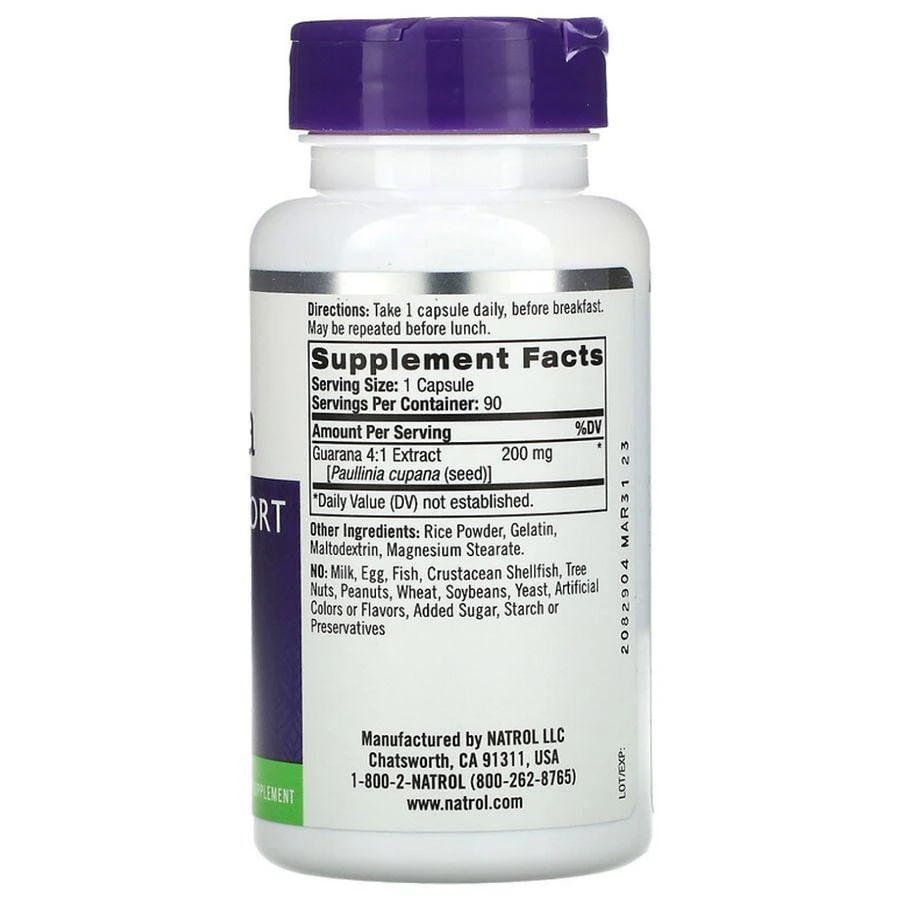 商品Natrol|Guarana Energy Support,价格¥67,第2张图片详细描述