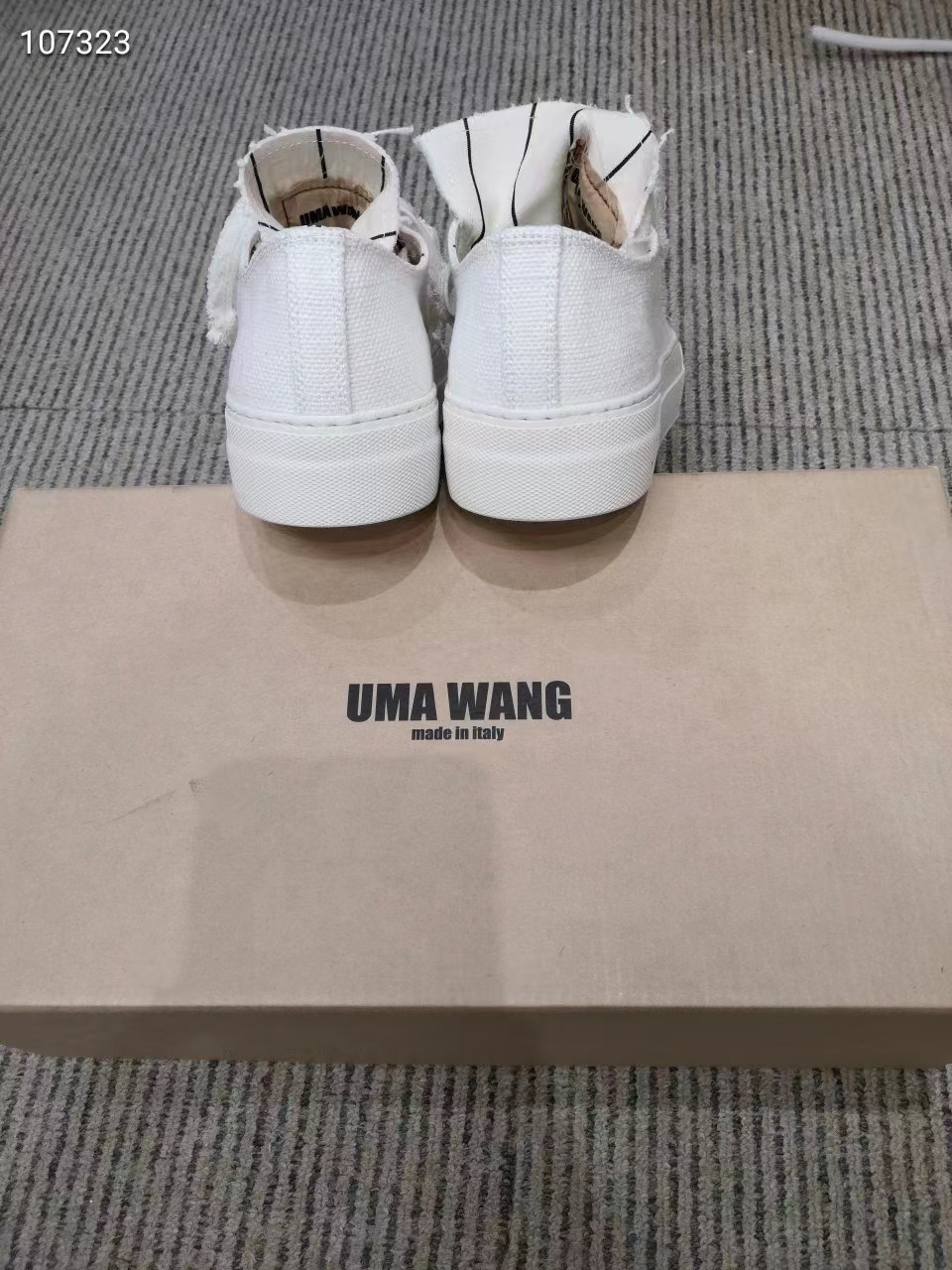 商品Uma Wang|UMA WANG 女士帆布鞋 US9911W41S2UW101,价格¥2111,第1张图片