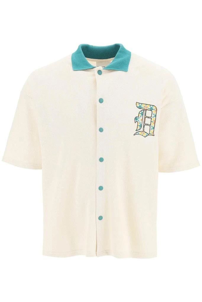 商品DROLE LE MONSIEUR|'LA CHEMISE PIQUÉ' EMBROIDERED LOGO SHIRT,价格¥769,第1张图片