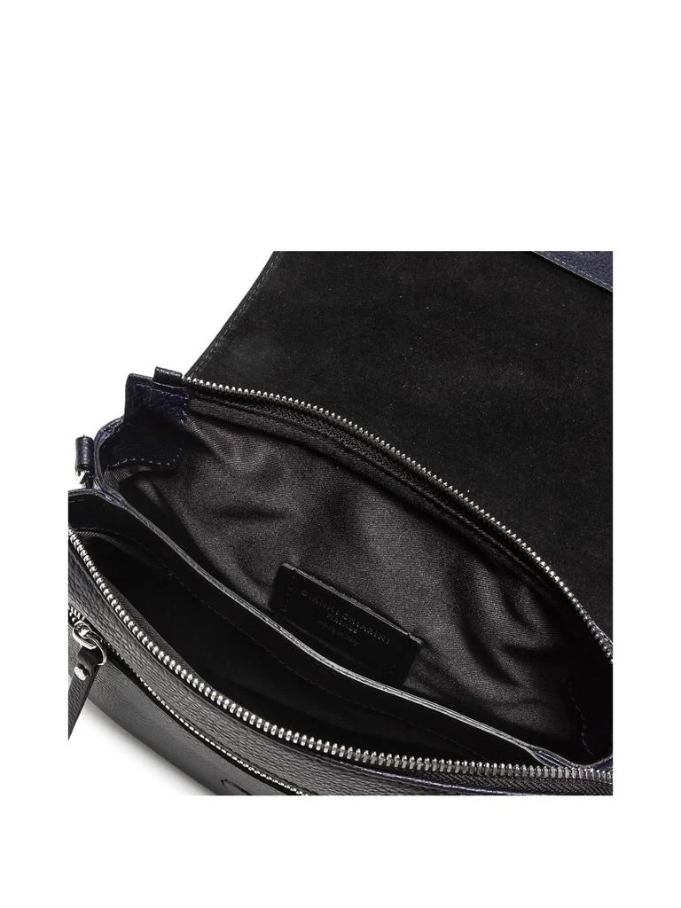 商品GIANNI CHIARINI|Three Navy Blue Leather Shoulder Bag,价格¥1494,第4张图片详细描述