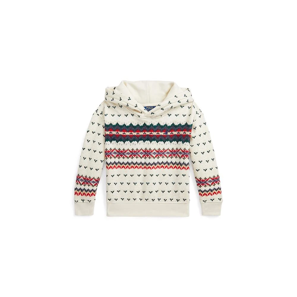 商品Ralph Lauren|Toddler and Little Girls Fair Isle Fleece Hoodie,价格¥299,第1张图片