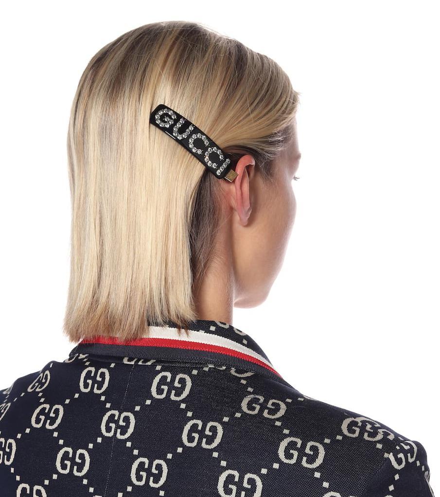 商品Gucci|缀饰logo发夹,价格¥3944,第5张图片详细描述