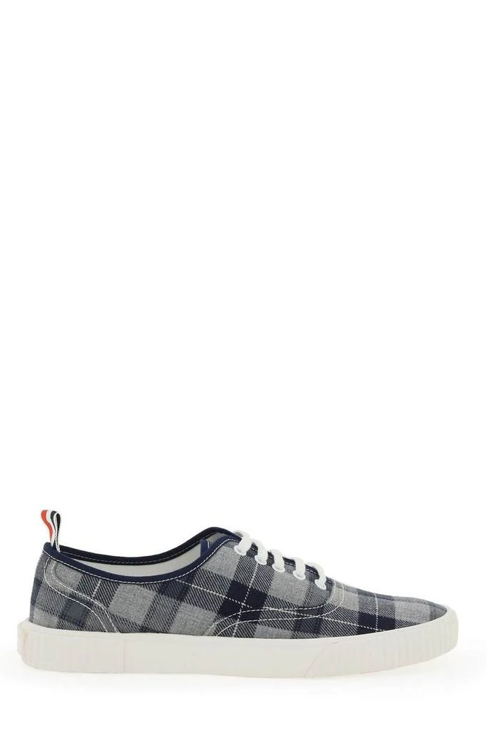 商品Thom Browne|Thom Browne Checked Low-Top Sneakers,价格¥2107,第1张图片
