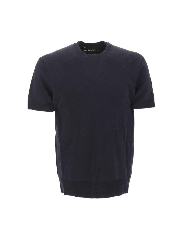 Neil Barrett Short Sleeved Crewneck T-Shirt商品第1张图片规格展示