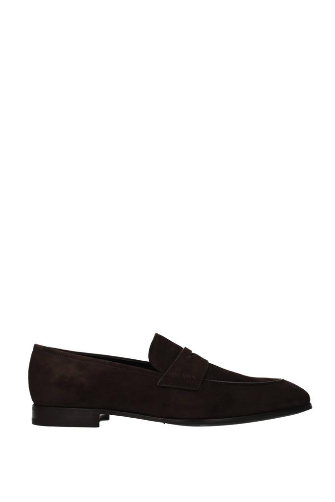 Loafers Suede Brown Dark Brown商品第1张图片规格展示