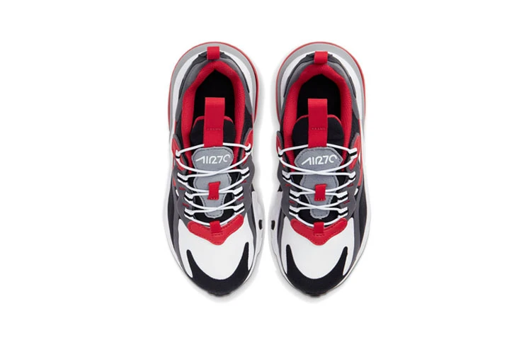 商品[国内直发] NIKE|[预售3天]Air Max 270 RT 拼接运动 减震 低帮 儿童休闲鞋 黑白红 中小童,价格¥309,第4张图片详细描述