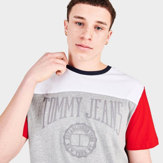 Men's Tommy Jeans Titanium Graphic Print Short-Sleeve T-Shirt商品第5张图片规格展示