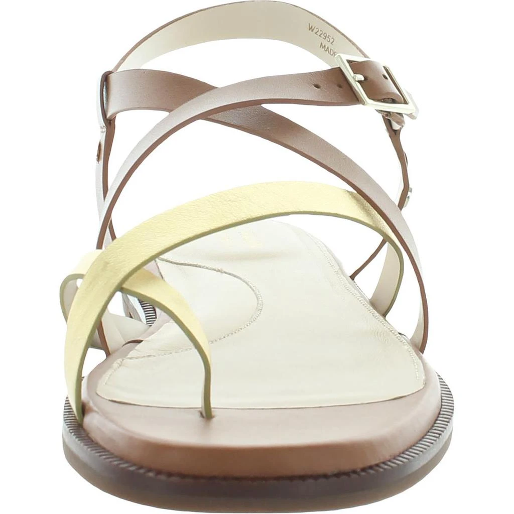 商品Cole Haan|Cole Haan Wilma Women's Leather Adjustable Flat Strappy Sandal,价格¥209,第2张图片详细描述