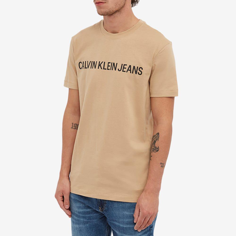 Calvin Klein Institutional Logo Tee商品第3张图片规格展示