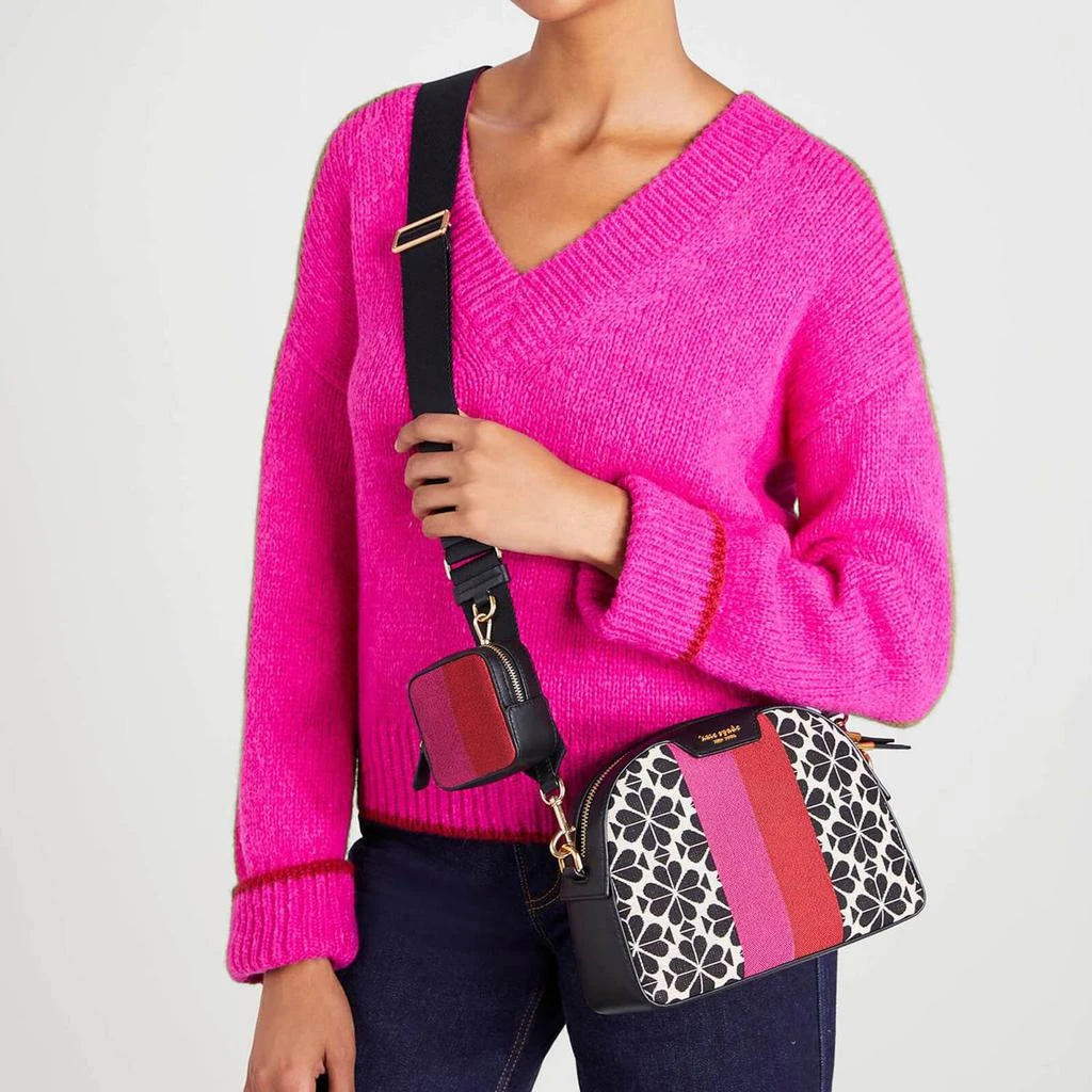 商品Kate Spade|Kate Spade New York Addy Flower Jacquard Cross-Body Bag,价格¥1686,第2张图片详细描述